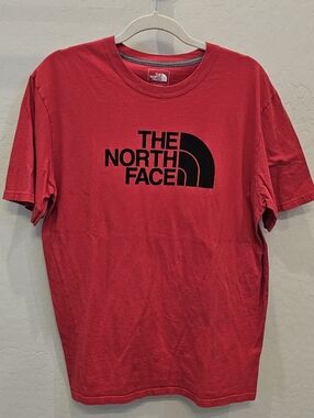 The North Face Red Short-Sleeve Logo Tee